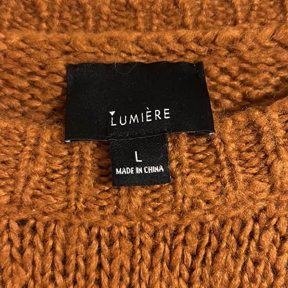 Multi-Color Cropped Sweater - Picture 3 of 3